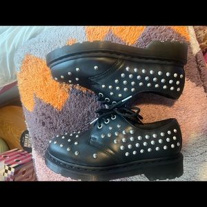Studded Dr Martens Oxfords